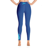 BPL-TriMe (Aqua) Royal Blue Yoga Leggings