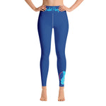 BPL-TriMe (Aqua) Royal Blue Yoga Leggings