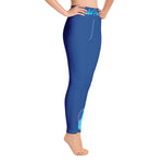 BPL-TriMe (Aqua) Royal Blue Yoga Leggings