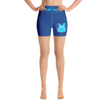 BPL-TriMe (Aqua) Royal Blue Yoga Shorts