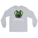 Bullet Proof Love Long Sleeve (Lime Green Logo w/ Wht Text) Shirt