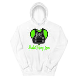 Bullet Proof Love (Lime Green Logo) Hoodie