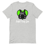 Bullet Proof Love Short-Sleeve (Lime Green Logo w/ Wht Text) T-Shirt