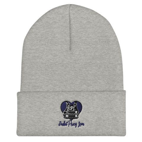 Bullet Proof Love (Navy Logo) Embroidered Beanie