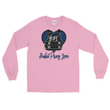 Bullet Proof Love Long Sleeve (Navy Logo) T-Shirt