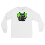 Bullet Proof Love Long Sleeve (Lime Green Logo w/ Wht Text) Shirt