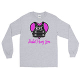 Bullet Proof Love Long Sleeve (Pink Logo) T-Shirt