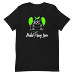 Bullet Proof Love Short-Sleeve (Lime Green Logo w/ Wht Text) T-Shirt