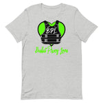 Bullet Proof Love Short-Sleeve (Lime Green Logo) T-Shirt