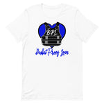 Bullet Proof Love Short-Sleeve (Royal Logo) T-Shirt