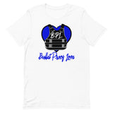 Bullet Proof Love Short-Sleeve (Royal Logo) T-Shirt