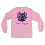 Bullet Proof Love Long Sleeve (Pink Logo) T-Shirt