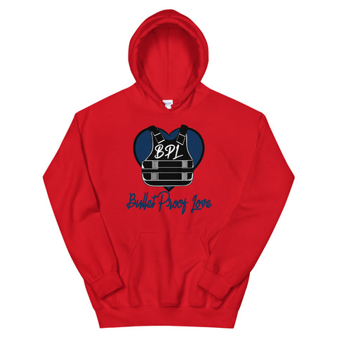 Bullet Proof Love (Navy Logo) Hoodie