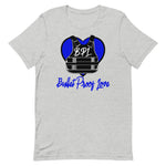 Bullet Proof Love Short-Sleeve (Royal Logo) T-Shirt