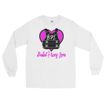 Bullet Proof Love Long Sleeve (Pink Logo) T-Shirt