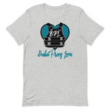 Bullet Proof Love Short-Sleeve (Hornets Blue Logo) T-Shirt