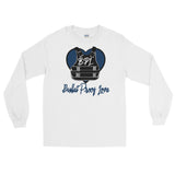 Bullet Proof Love Long Sleeve (Navy Logo) T-Shirt